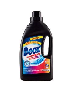 Деокс Колорати е Скури, течен перилен препарат за цветни и черни дрехи, 21 пранета 1 л.